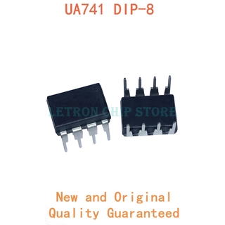 Bộ 10 Linh Kiện Điện Tử Ic Ua741Cn Dip8 Ua741Cp Dip-8 Ua741 Op Amp Lm741 Dip 741 Ic Opamp Gp 1mhz