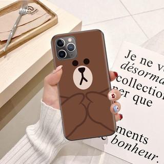 Ốp lưng iPhone 7 Plus/ 8 Plus Silicon dẻo hình Gấu Brown Dễ Thương - Mycase
