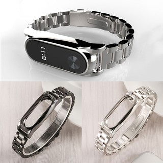 Vòng đeo tay thay thế cho đồng hồ Xiaomi Mi Band 2 chất liệu thép không gỉ thanh lịch