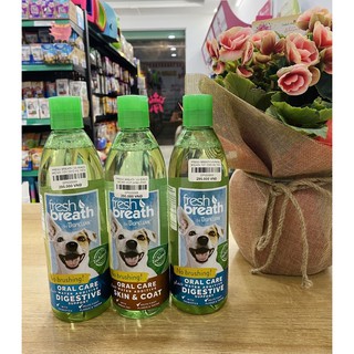 NƯƠC UỐNG chăm sóc răng miệng cho chó Tropiclean