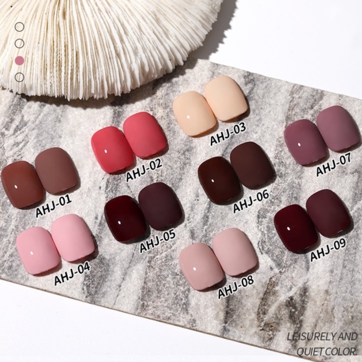 Sơn Gel AS RED | Mã AHJ | Màu Tím Hồng
