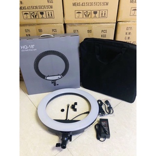 Đèn live stream hq18 size 45cm kèm chân thép linco 2m