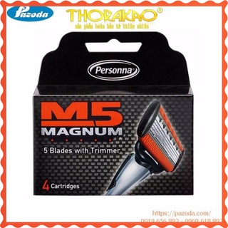 Hộp lưỡi dao cạo râu M5 magnum - Hàng nhập khẩu Mỹ