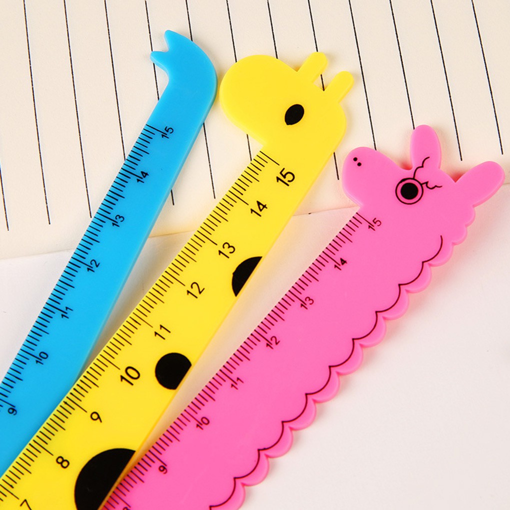 Thước Kẻ Hình Động Vật Đáng Yêu Cho Bé