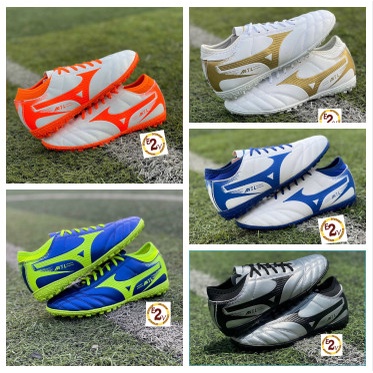 Giày Đá Bóng Cổ Cao Mizuno Nhẹ Mềm_sân Cỏ Nhân Tạo_may Đế_2evshop
