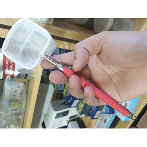 Vợt tép 3D chống sốc - Vợt bắt tép chuyên dụng mẫu cao cấp, kéo dài được (màu sắc ngẫu nhiên)