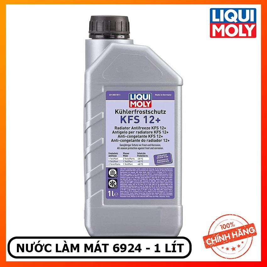 Nước Làm Mát Liqui Moly Coolant Ready Mix RAF 12 Plus 6924 1L - Nước Màu Đỏ Hồng Đã Pha Sẵn