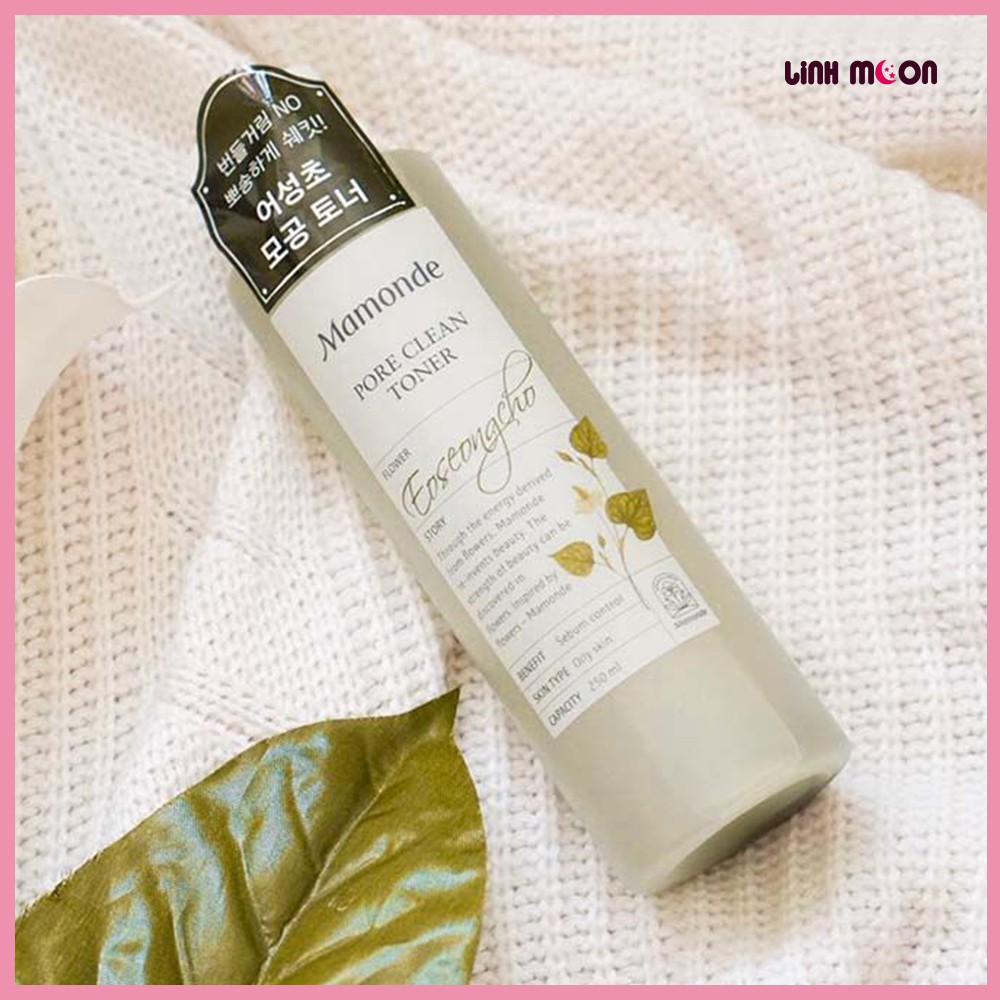 Nước hoa hồng Mamonde Toner 250ml - Cấp ẩm, kiềm dầu, se khít lỗ chân lông | BigBuy360 - bigbuy360.vn