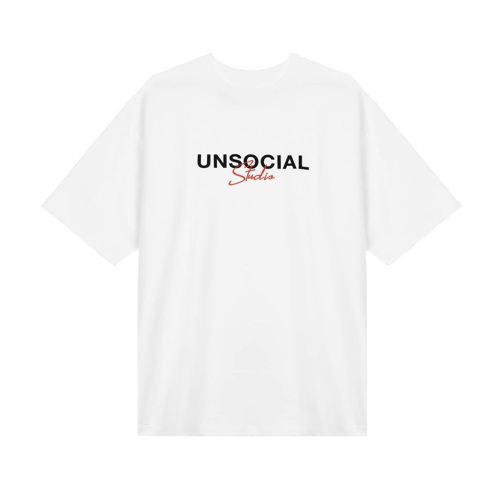 Áo thun nữ BLACKDOKI-UNSOCIAL Club , áo phông basic form rộng tay lỡ cá tính M161