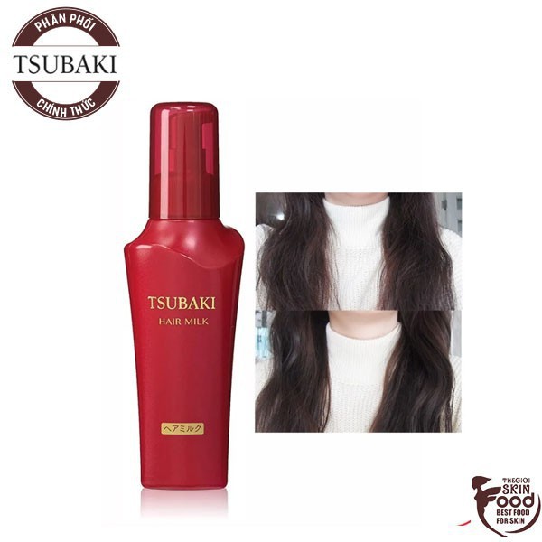 Sữa dưỡng tóc chống nắng -Phục hồi hư tổn TSUBAKI HAIR MILK 100ml