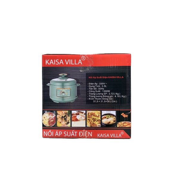 NỒI ÁP SUẤT ĐA DỤNG KAISA VILLA KV-9031 CÔNG SUẤT 1300W