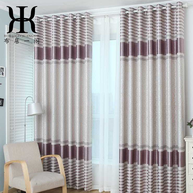 Rèm cửa dán chống nắng trang trí sổ High-end jacquard simple home decoration, living room and bedroom hot style special offer shading, heat insulation sunscreen floor-to-ceiling bay window curtain product