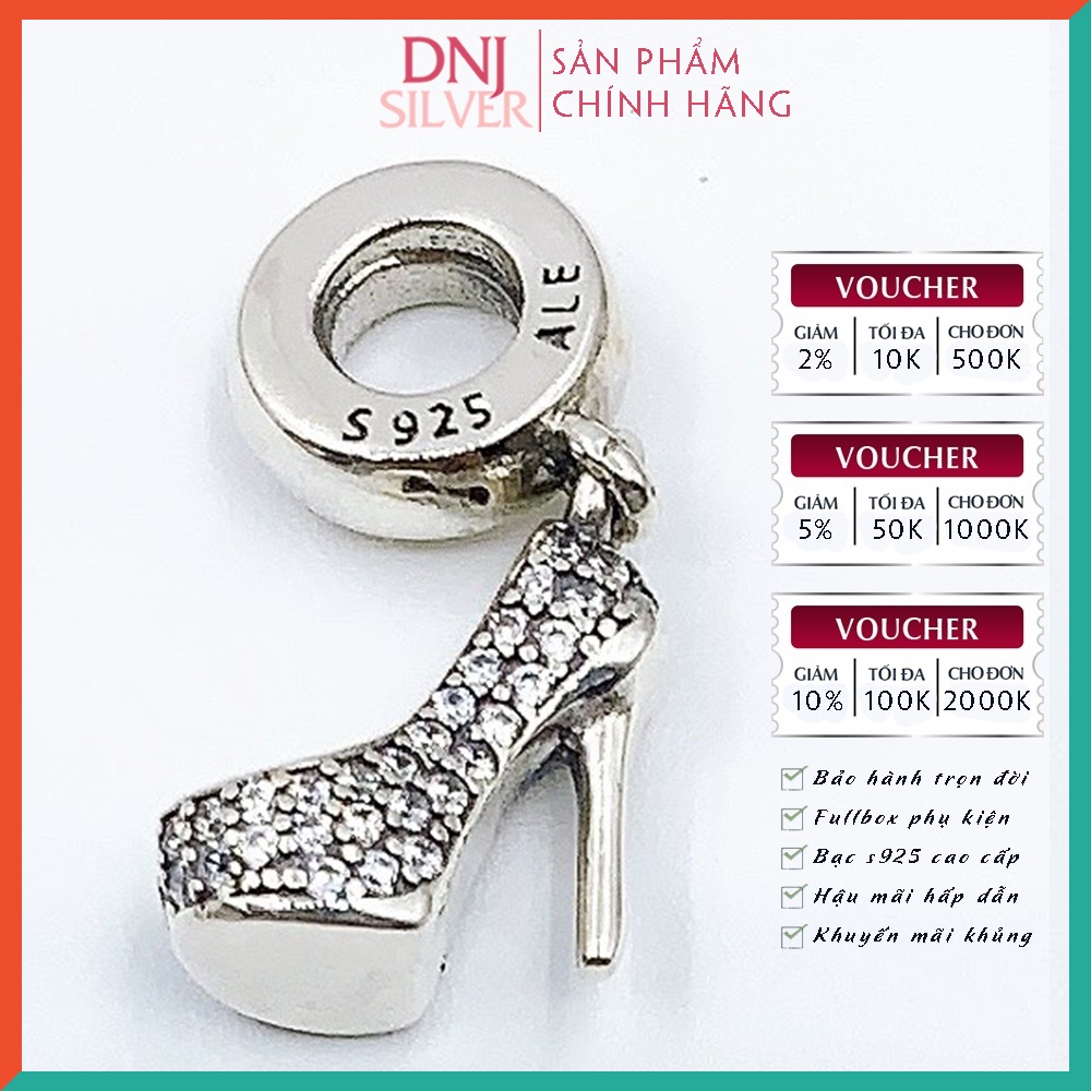 [Hàng cao cấp] Vòng tay bạc 925 cao cấp - Vòng tay charm bạc công chúa Lọ Lem, ước mơ thành sự thật - DNB004