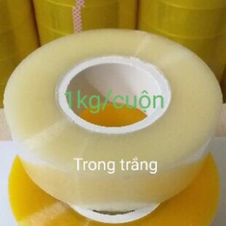 Băng dính loại 1kg tại xưởng các loại đều có .58k1 cuộn 1kg dành dán đóng hàng.