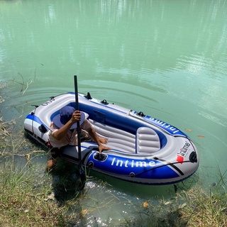 Thuyền hơi, thuyền sup bơm hơi Intime 2-4 người, bảo hành 12 tháng cho thuyền Kayak dã ngoại cắm trại, đi camping sông n