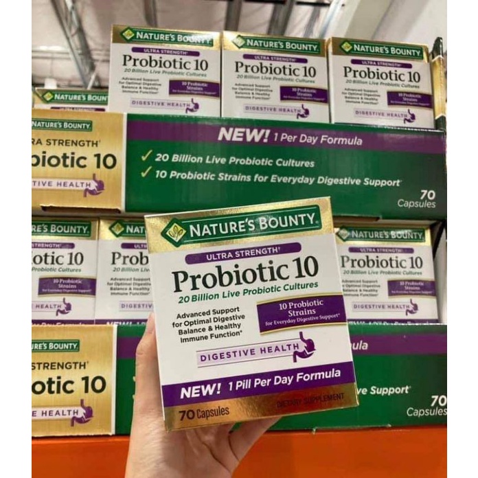 MEN TIÊU HÓA VI SINH HỖ TRỢ HỆ TIÊU HÓA VÀ ĐƯỜNG RUỘT PROBIOTIC 10