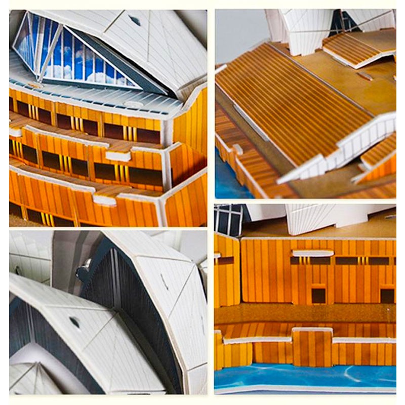 Mô Hình Giấy 3D Magic Puzzle: Nhà Hát Opera Sydney G168-2