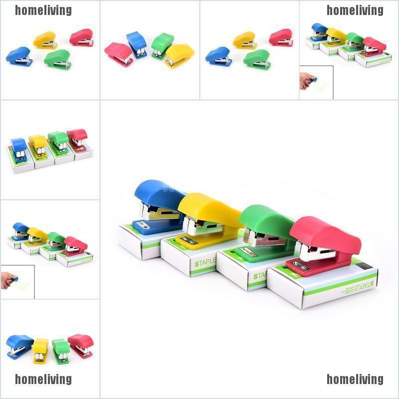 [homeliving] Đồ Bấm Ghim Giấy Mini Họa Tiết Hoạt Hình Dành Cho Văn Phòng Trường Học
