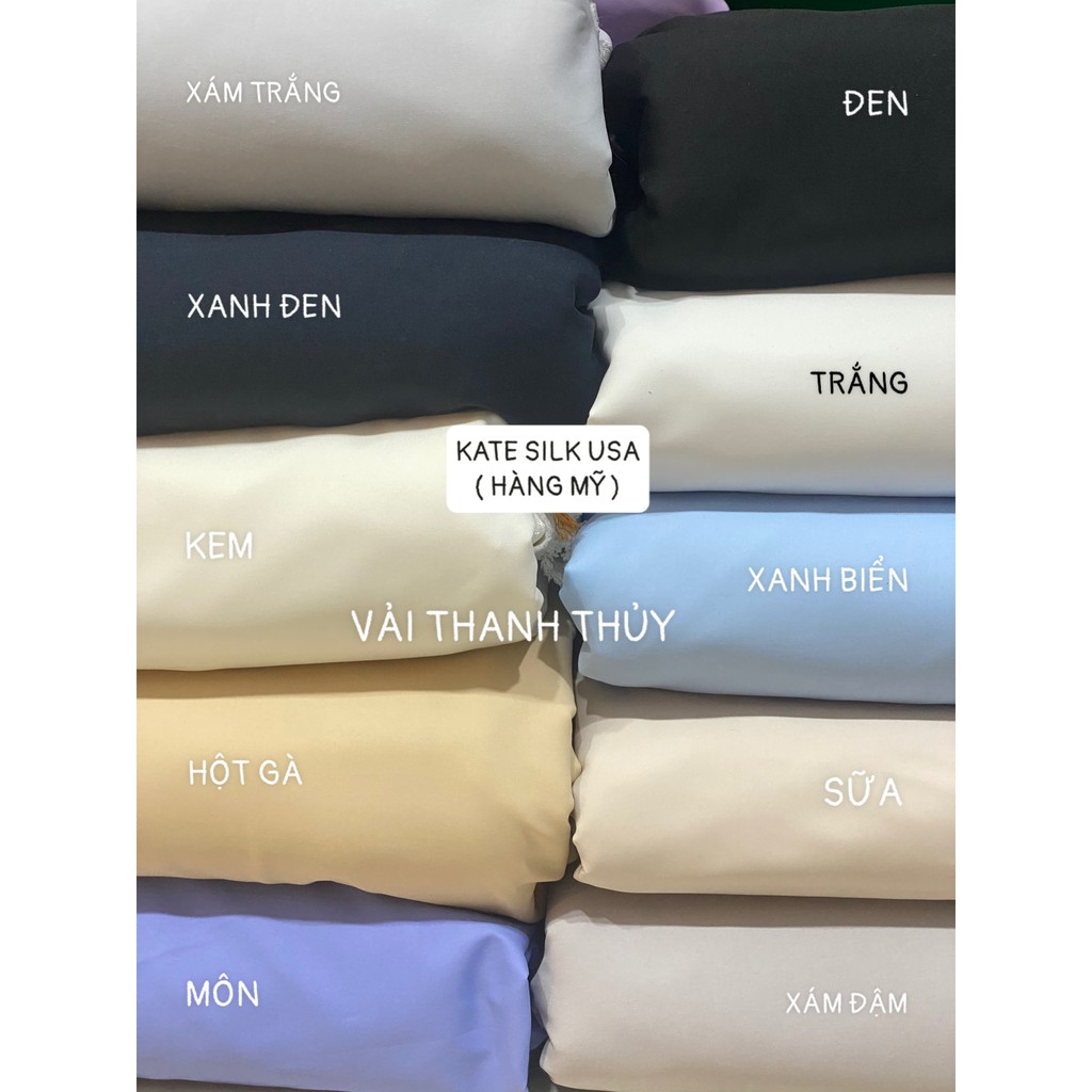 VẢI KATE SILK USA ( HÀNG MỸ) - CAO CẤP - DÒNG VẢI CÔNG SỞ