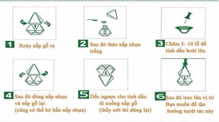 Tinh dầu treo phòng, treo xe (viện KHCNVN)