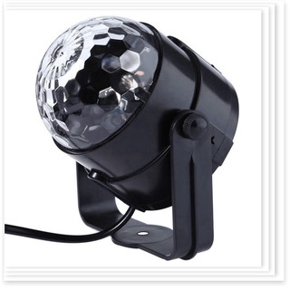 Combo đèn led sân khấu vũ trường 3 màu xoay cảm biến âm thanh và tai nghe Bluetooth Sport