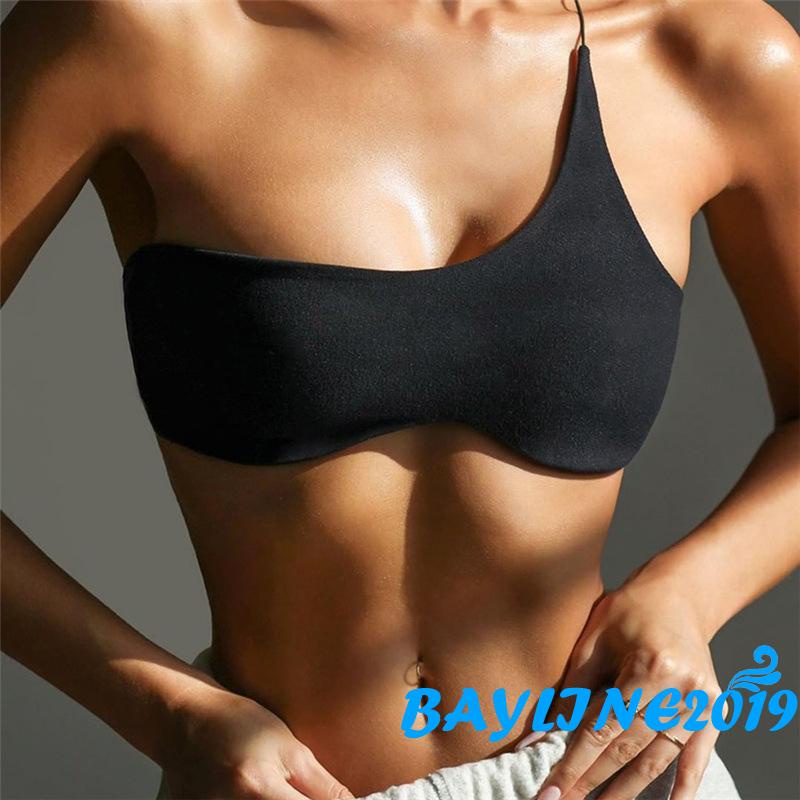 Áo Croptop Hai Dây Mỏng Màu Trơn Mùa Hè Hợp Thời Trang Cho Nữ