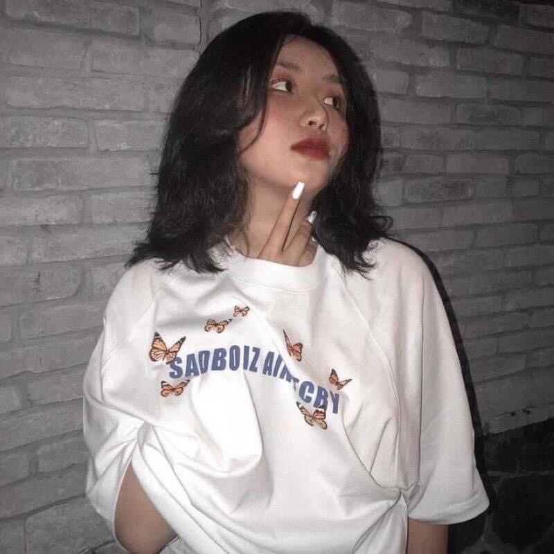 ÁO PHÔNG IN HOẠ TIẾT CON BƯỚM 🥰🥰