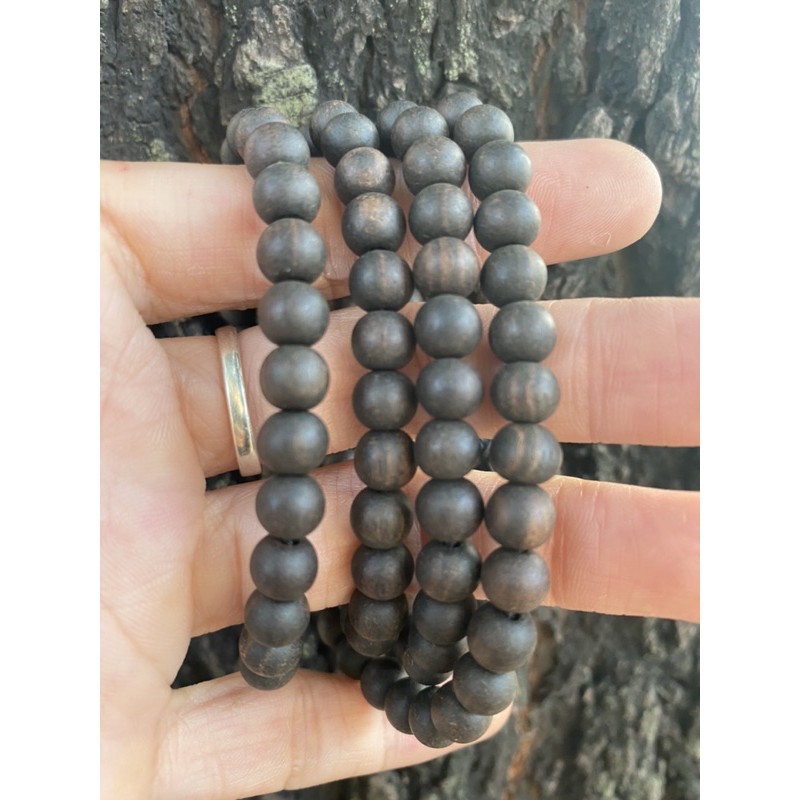 Vòng Đeo Tay Hạt Gỗ Mun Vòng Tay 108 Hạt Phật Tây Tạng
