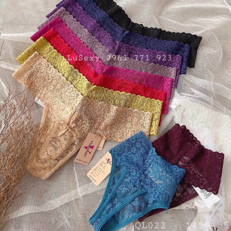 Quần lót lọt khe nữ sexy quyến rũ CAO CẤP - Đồ lót gợi cảm đẹp gây thương nhớ màu đen trắng đỏ da tím vàng xanh hồng