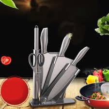 Bộ Dao Làm Bếp Nhật Bản 5 Món Làm Từ Inox Bền Đẹp Cứng Chắc, Chống Gỉ Sét, Chống Ăn Mòn