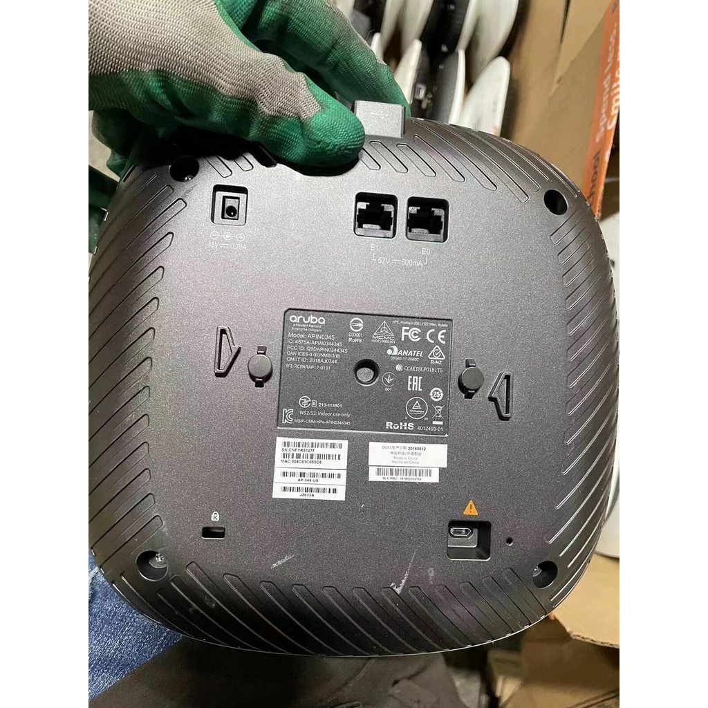 🩸Thiết Bị Phát Wifi Cao Cấp Mã Aruba 345 - AC WAVE 2 - Mesh -WIFI Marketing - Tải Cao 300 Client