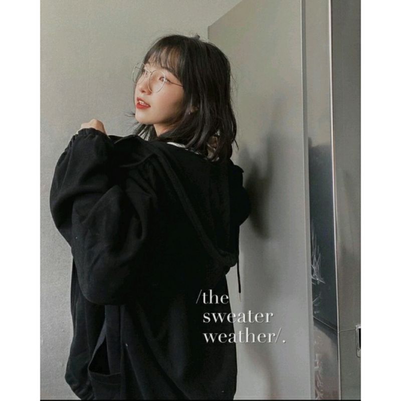 Áo khoác áo hoodies zip nỉ bông khoá kéo Hàn Quốc 3 màu | BigBuy360 - bigbuy360.vn