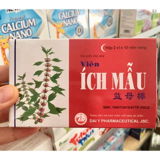 Cao ích mẫu bổ huyết điều kinh Hộp 20 viên