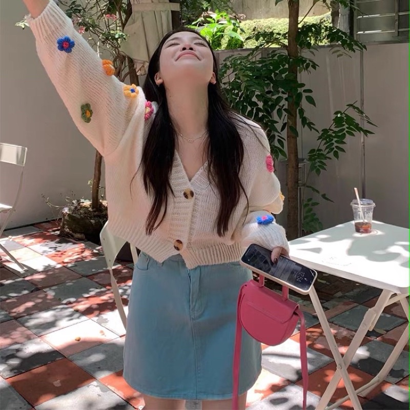 ÁO KHOÁC CDG LEN HOA NỔI, KHOÁC CDG HOA NỔI NHIỀU MÀU AK03 | Sugarblingbling