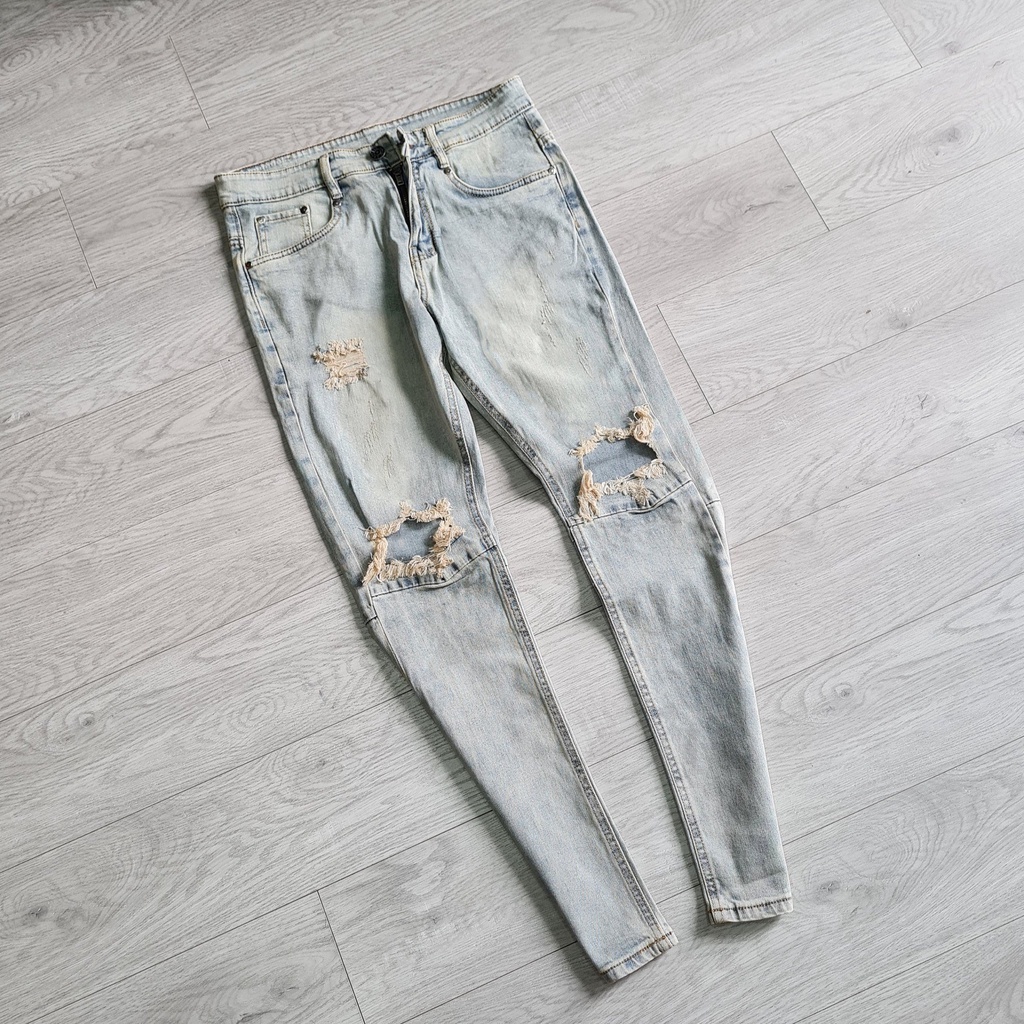 Quần jean skinny rách MAKVN  QJ3 | BigBuy360 - bigbuy360.vn