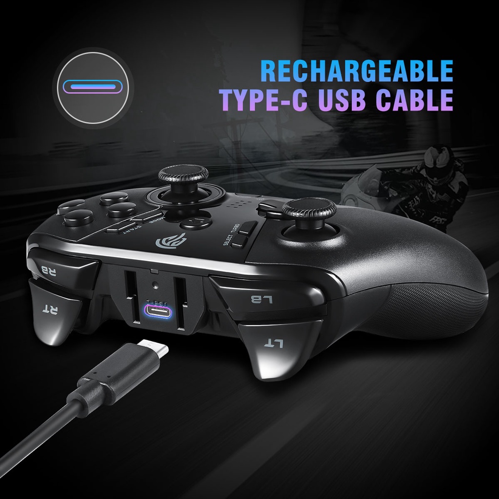 Bộ điều khiển không dây dễSMX SL-9110 2.4G 5 tốc độ có đèn LED điều chỉnh cho máy tính bảng PS3/PC/điện thoại Android/PC/Laptop | BigBuy360 - bigbuy360.vn