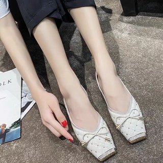 [Big Size QC] Giày búp bê nơ mũi đá 42 43