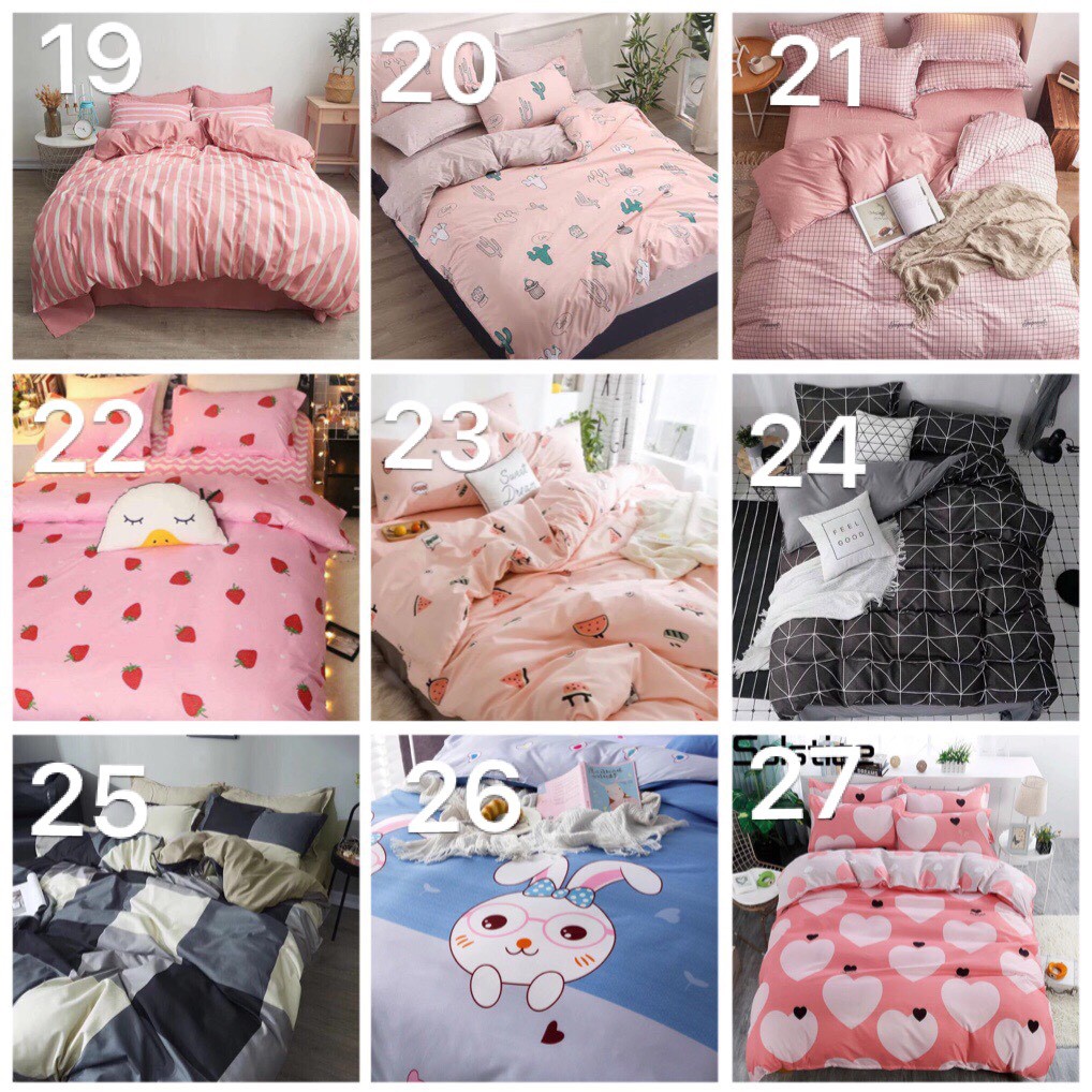 ❤️Bộ Chăn Ga Gối Cotton poly Nhập❤️miễn phí bo chun❤️ (inbox để dk tư vấn)