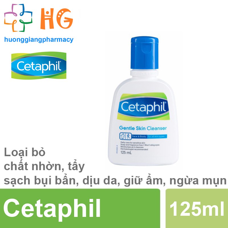 Centaphil Gentle Skin Cleaner 125ml - Sữa rửa mặt loại bỏ chất nhờn, tẩy sạch bụi bẩn, dịu da, giữ ẩm, ngừa mụn