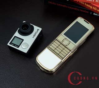 Miếng dán da thật cho Nokia 8800 ( dán lưng và bàn phím )