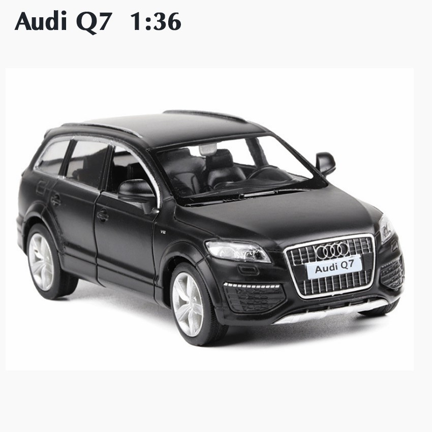 Mô hình xe ô tô RMZ Audi Q7 tỉ lệ 1:36 xe đồ chơi trẻ em bằng kim loại mở được cửa xe