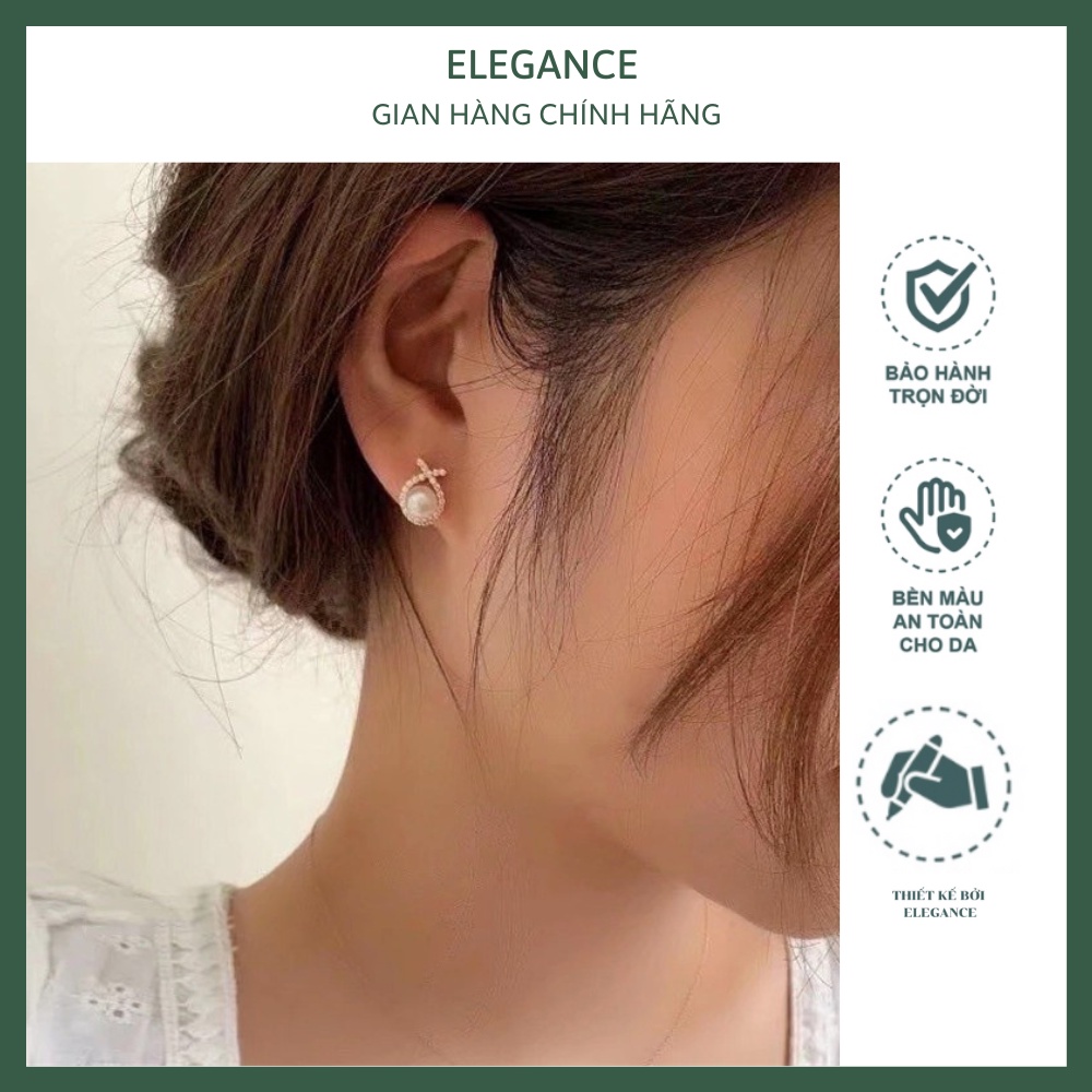 Bông Tai, Khuyên Tai Nữ Mạ Vàng 18k DORY Ngọc Trai Nhân Tạo Nuôi Nước Ngọt