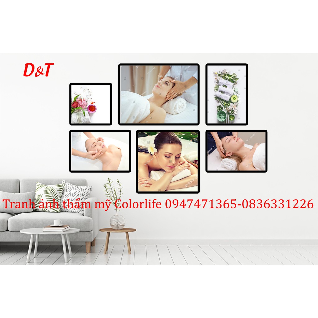 BỘ TRANH DÁN TƯỜNG SPA DECOR SPA SIÊU ĐẸP GIÁ XƯỞNG B63 COLORLIFE | BigBuy360 - bigbuy360.vn