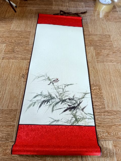 Giấy biểu lụa viết thư pháp kt 30*80