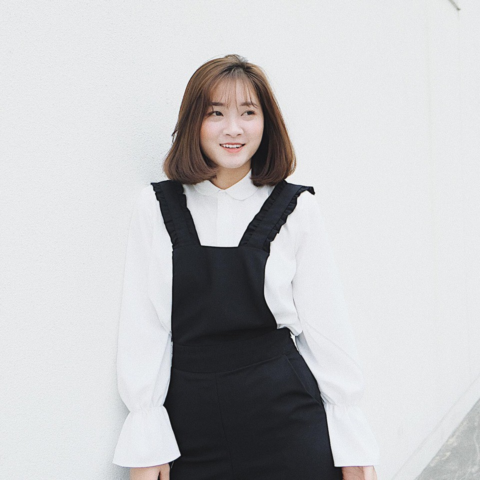 Quần yếm vai nhún bèo | BigBuy360 - bigbuy360.vn