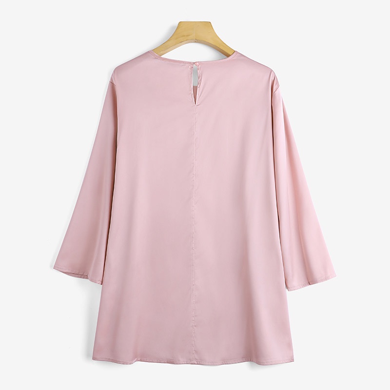 Zanzea Áo Nữ Tay Lửng Thời Trang Vintage
