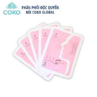 Hộp 5 mặt nạ da sinh học hỗ trợ chống nắng Coko UV-plus Bio Skin Nanocell Mask