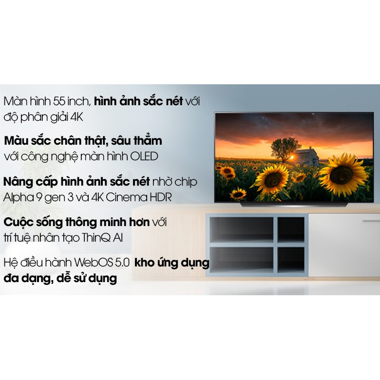 Smart Tivi OLED LG 4K 55 inch 55CXPTA (Miễn phí giao tại HCM-ngoài tỉnh liên hệ shop)