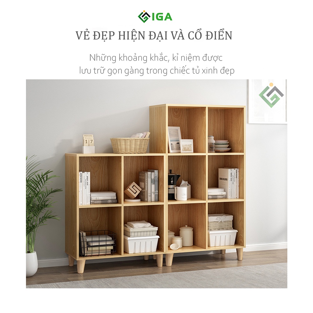 Kệ tủ sách đa năng nhiều ô trang trí nhà cửa phòng sách - GP163 / GP164 / GP165 / GP166