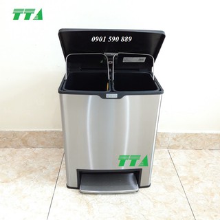 Thùng rác đạp đôi Fitis Mega SPD1-901